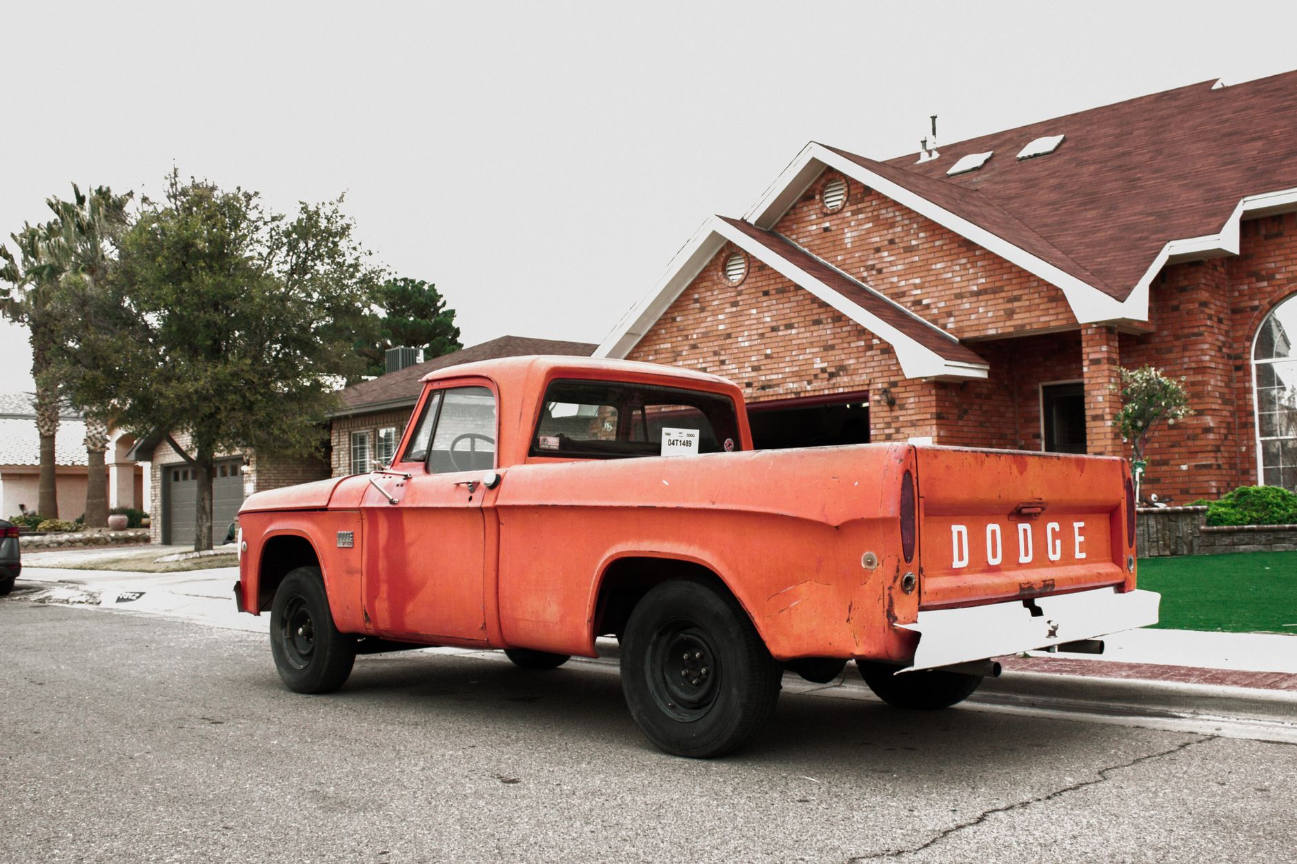 climate controlled van dog crate driveway pickup suburban home